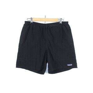 Patagonia Men's Black Baggies Shorts Swim Trunks Size Medium 6" Inseam Lined
